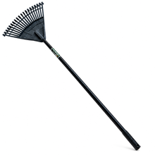 Load image into Gallery viewer, Vinka 20 Teeth Garden Leaf Rake with 4 Feet Long Handle for Lawn Cleaning, Dry Leaves and Grass Collection | ITEM NO. VAPLR-20T(H))