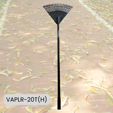 Load image into Gallery viewer, Vinka 20 Teeth Garden Leaf Rake with 4 Feet Long Handle for Lawn Cleaning, Dry Leaves and Grass Collection | ITEM NO. VAPLR-20T(H))