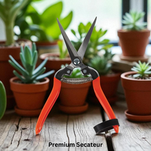 Load image into Gallery viewer, ITEM : VAPS-029 Secateur 7" snip long solid stainless Steel serrated blade