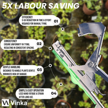 Load image into Gallery viewer, Vinka Tape Binding Staple Tool | Plant Tapener Item Code VATB-80 | Agriculture Tying Tool Heavy Duty Light Weight