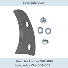 Load image into Gallery viewer, Anvil for lopper VAL-004 with bolts on a white background