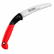 Load image into Gallery viewer, Vinka Tri Edged Super Sharp Pruning Saw Small Size Fits in Pocket ITEM No.: VATS-002 Tree Saw Folding 6.5" Pistol Grip -Sharp Hardened Teeth