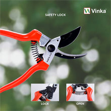Load image into Gallery viewer, Vinka Cut and Hold Pruner with Safety lock
