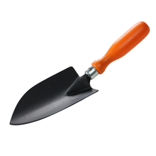 Load image into Gallery viewer, Gardening trowel with orange handle