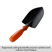 Load image into Gallery viewer, Trowel with orange handle on a white background