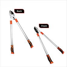 Load image into Gallery viewer, Two pairs of garden pruners labeled 'Back' and 'Front'