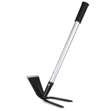 Load image into Gallery viewer, Vinka Digging Weeding Hoeing Tool | ITEM : VADT-41 (H) | Hoe Fork 2 Pronged With  14 Inch Fixed Metal Handle | Loosening Top Soil, Weeding Preparing Soil For Planting
