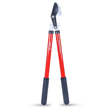 Load image into Gallery viewer, Vinka Heavy Duty Bypass Lopper | Precision Tree Branch Cutter with Hardened Carbon Steel Blade | Long Handle Garden Pruning Tool for Thick Branches | Ideal for Dry &amp; Live Green Wood | Rust-Resistant Finish | (Red)

