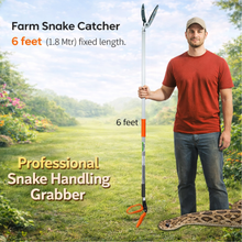 Load image into Gallery viewer, Vinka Farm Snake Catcher Stick 6 ft Fixed Length VASC 002 | Catch Live Snakes safely | Avoid Injury
