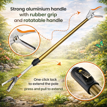 Load image into Gallery viewer, Vinka Farm Snake Catcher Telescopic Stick Height 3.3 ft to 5 ft Item code VASC-003
