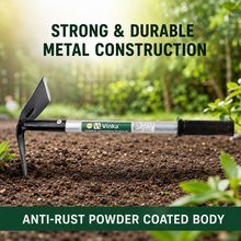 Load image into Gallery viewer, ITEM : VADT-40 (H) Hoe Trowel with 1.5 ft fixed metal handle with plastic grip

