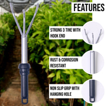 Load image into Gallery viewer, Vinka Cultivator Hand Tool | Item Code VAHT-003 Premium Hand Tool - 3 Prong Cultivator | Digging Top Soil, Loosening Compact Soil, Removing Weeds
