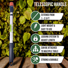 Load image into Gallery viewer, Vinka Small Extendable Handle | Item Code VAIFH-001 | Premium Tool Handle Telescopic Length | Interchangeable For Multiple Garden Hand Tools
