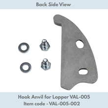 Load image into Gallery viewer, Hook Anvil for Lopper VAL-005 with bolts on a white background
