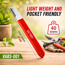 Load image into Gallery viewer, Vinka Blade Sharpener Total length 12 cm and weighs 40 Grams Only. Lightweight and pocket friendly.
