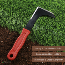 Load image into Gallery viewer, Benefits of Vinka Garden Edger Tool
Strong and durable, compact and easy to store, lightweight, ergonomic design
