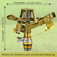 Load image into Gallery viewer, vinka sprinkler head with measurements 
