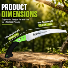 Load image into Gallery viewer, Tree Pruning Saw Dimension Blade length - 33.5 cm and Handle Length - 13 cm 

