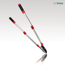 Load image into Gallery viewer, Gardening shears with red handles on a white background, featuring the Vinka brand logo.
