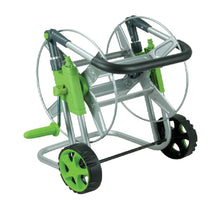 Load image into Gallery viewer, Vinka Garden Hose Pipe Trolley Fully Assembled Free Standing Cart Large Handle for Easy Towing - Pipe Winding Upto 60 Meters Item No VAHRC-801 Suitable for Lawn Gardens, Car Washing, Plant Watering, Pet Cleaning and General Purpose Cleaning
