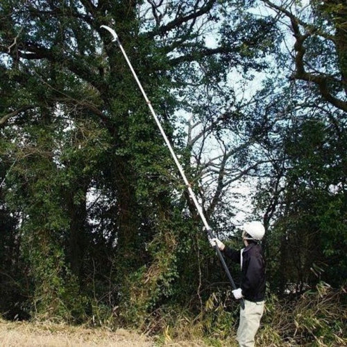 20 feet telescopic adjustable height pole pruner manually operated